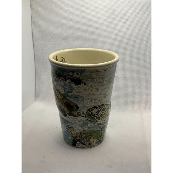 SeaWorld Sea Turtle Ceramic Mug 16oz Fun Drinkware for Ocean Lovers - Picture 10 of 11